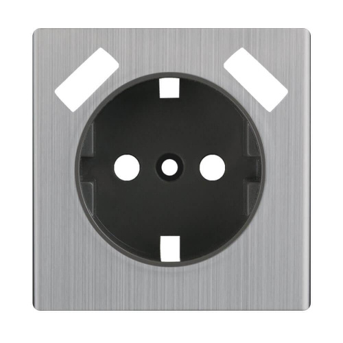 Лицевая панель Werkel розетки USB cеребряный рифленый WL09-USB-CP 4690389100338