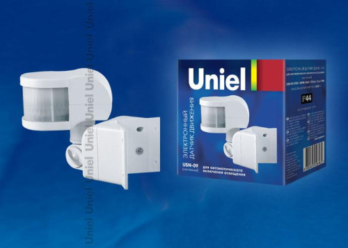Датчик движения (02638) Uniel USN-09-270R-1200W-3LUX-12M-0,6-1,5m/s-WH Датчик движения (02638) Uniel USN-09-270R-1200W-3LUX-12M-0,6-1,5m/s-WH