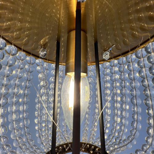Потолочная Люстра Jacqueline White Sconce Brass By Imperiumloft