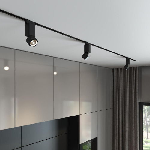 Трековый светодиодный светильник Elektrostandard Cubus 85516/01 черный матовый a062876 Трековый светодиодный светильник Elektrostandard Cubus 85516/01 черный матовый a062876