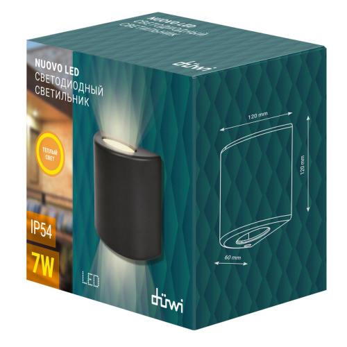 Уличный настенный светодиодный светильник Duwi Nuovo LED 24286 4