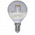 Лампа светодиодная Наносвет E14 5W 4000K прозрачная LC-GCL-5/E14/840 L153