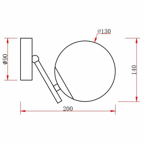 Бра Rivoli Albino 1016-401 Б0044785