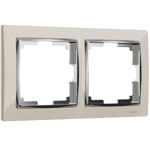 Рамка Werkel Snabb на 2 поста слоновая кость WL03-Frame-02-ivory 4690389046315