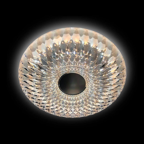 Потолочный светодиодный светильник Ambrella light Orbital Crystal Sand FS1230 CL 48W D480