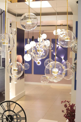 Подвесной светодиодный светильник Odeon Light Bubbles 4802/12LB