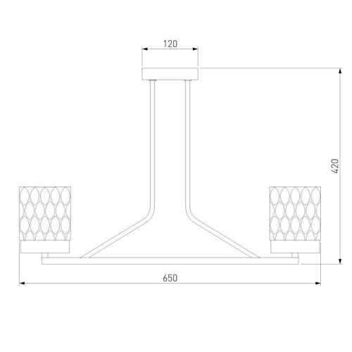 Потолочная люстра Eurosvet Calle 60127/6 латунь