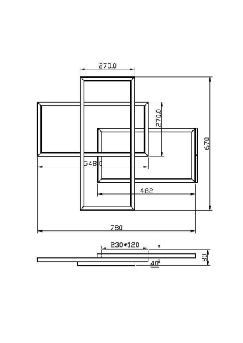 Потолочный светильник Maytoni MOD015CL-L80WK Потолочный светильник Maytoni MOD015CL-L80WK