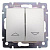 Переключатель управления жалюзи Legrand Valena Valena 10A 250V электрическая блокировка алюминий 770114