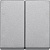 Клавиша двойная Schneider Electric Merten System M MTN433560