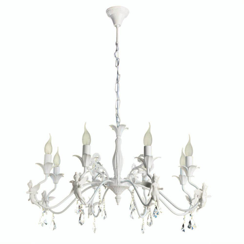 Подвесная люстра Arte Lamp Angelina A5349LM-8WH Подвесная люстра Arte Lamp Angelina A5349LM-8WH