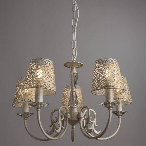 Подвесная люстра Arte Lamp 8 A5468LM-5WG Подвесная люстра Arte Lamp 8 A5468LM-5WG