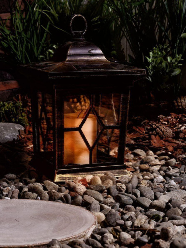 Подвесной светильник на солнечных батареях Uniel USL-S-180/PT220 Bronze lantern 10227