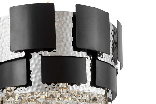 Подвесной светильник Lumina Deco Kruvia LDP 7045-400 BK+CHR Подвесной светильник Lumina Deco Kruvia LDP 7045-400 BK+CHR