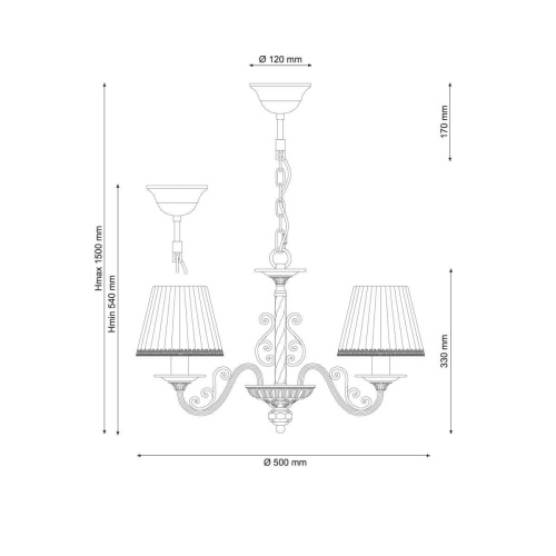 Подвесная люстра Lucia Tucci Oria 144.5 White Подвесная люстра Lucia Tucci Oria 144.5 White