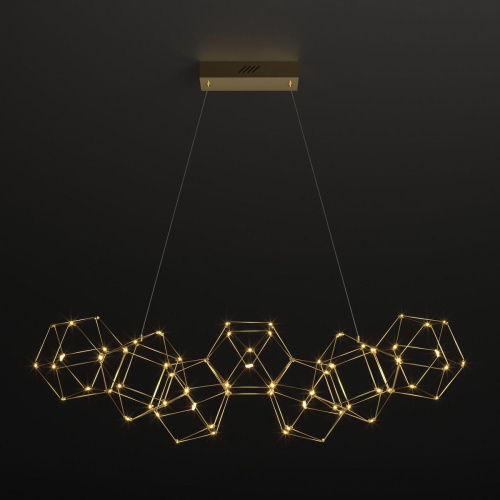 Подвесной светодиодный светильник Eurosvet Uma 90168/7 медь Подвесной светодиодный светильник Eurosvet Uma 90168/7 медь