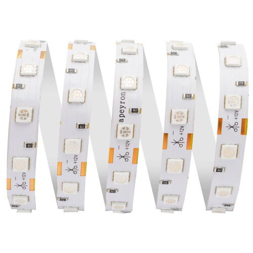 Светодиодная лента Apeyron 14,4W/m 60LED/m 5050SMD синий 5M 50BL Светодиодная лента Apeyron 14,4W/m 60LED/m 5050SMD синий 5M 50BL