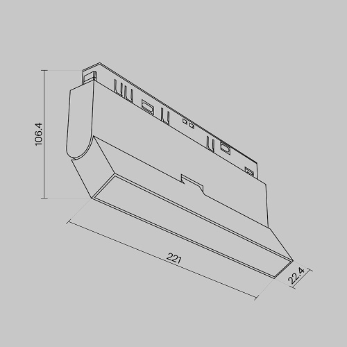 Трековый светильник Technical TR036-4-12WTW-DD-B Трековый светильник Technical TR036-4-12WTW-DD-B