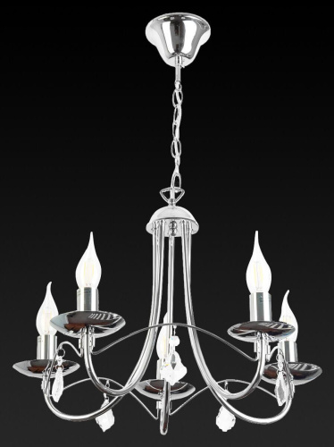 Подвесная люстра Toplight Lily TL6020D-05CH Подвесная люстра Toplight Lily TL6020D-05CH