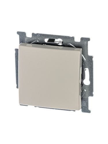 Выключатель одноклавишный ABB Basic55 10A 250V слоновая кость 2CKA001012A2146