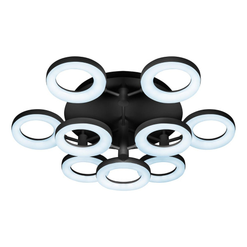 Потолочная светодиодная люстра iLedex Jomo FS-014-X9 108W BK