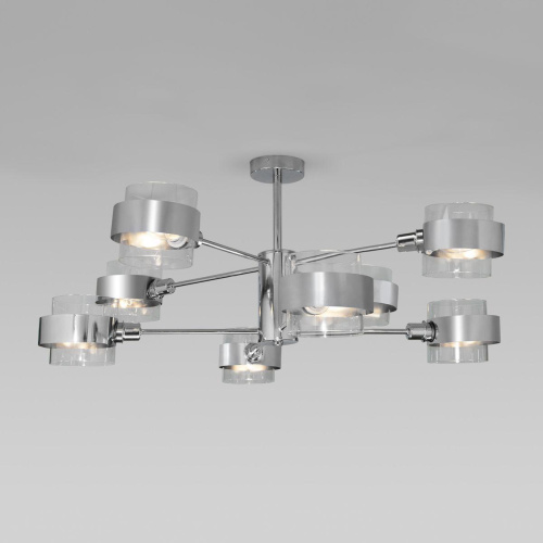 Потолочная люстра Eurosvet Arcada 70127/8 хром Потолочная люстра Eurosvet Arcada 70127/8 хром