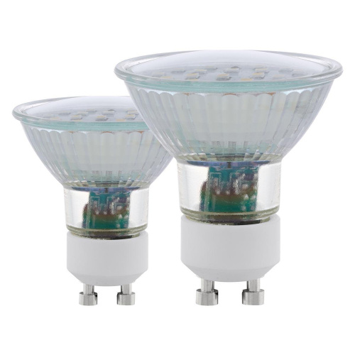 Лампа светодиодная Eglo GU10 5W 4000K прозрачная 11539