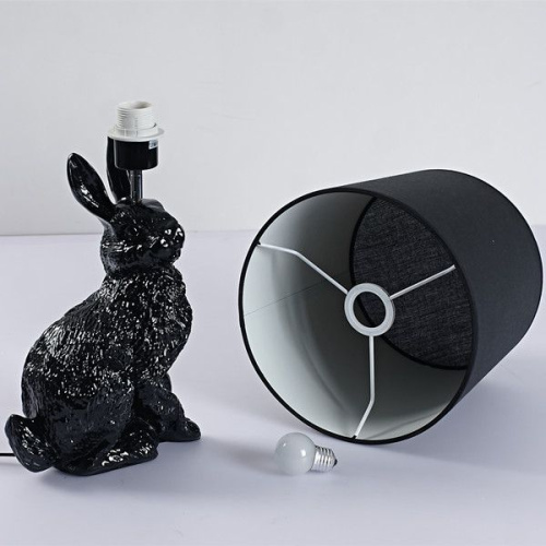 Настольная лампа Rabbit black