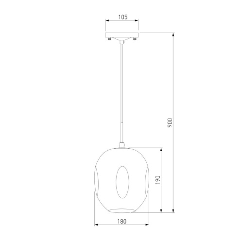 Подвесной светильник Eurosvet Mill 50195/1 золото