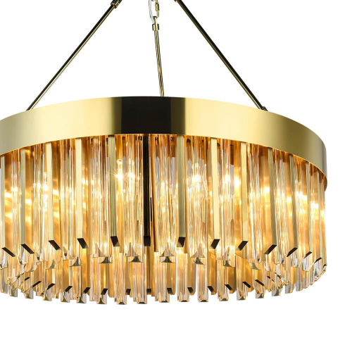 Подвесная люстра Lumien Hall Карре LH3056/12P-GDCG Подвесная люстра Lumien Hall Карре LH3056/12P-GDCG