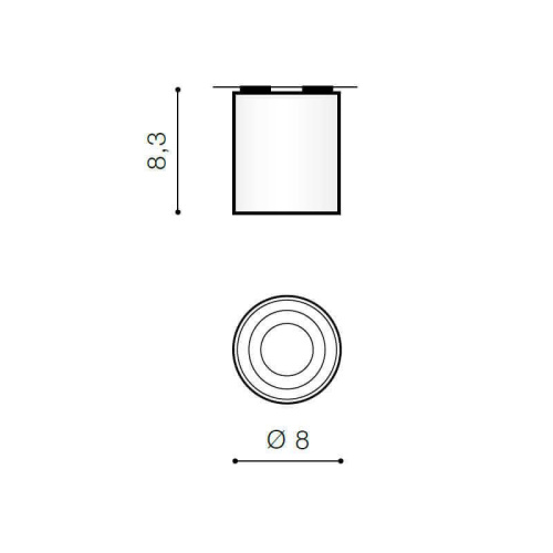 Накладной светильник Azzardo Mini Bross AZ1756