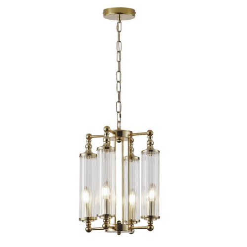 Подвесная люстра Crystal Lux TOMAS SP4 BRASS Подвесная люстра Crystal Lux TOMAS SP4 BRASS