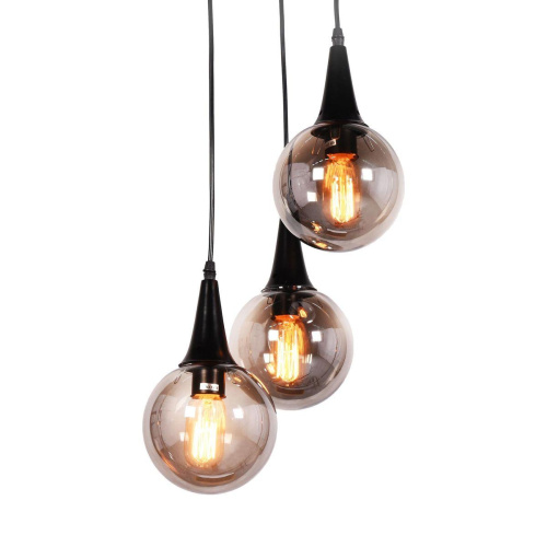Подвесная люстра Lumina Deco Rocherro LDP 11191-3 BK Подвесная люстра Lumina Deco Rocherro LDP 11191-3 BK