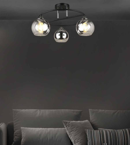 Потолочная люстра Seven Fires Rumo WD3527/3C-BK-CR-CL