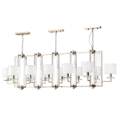 Подвесная люстра Crystal Lux Nicolas SP12 L1600 Gold/White Подвесная люстра Crystal Lux Nicolas SP12 L1600 Gold/White