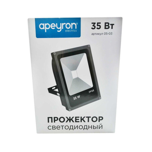 Прожектор светодиодный Apeyron 35W 6400K 05-03