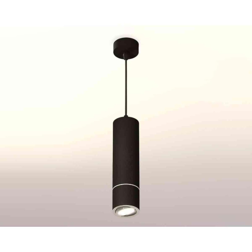 Комплект подвесного светильника Ambrella light Techno Spot XP7402040 SBK/PSL черный песок/серебро полированное (A2311, C7456, A2070, C7402, N7003)