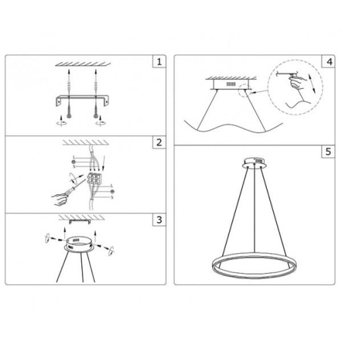 Подвесной светодиодный светильник Kink Light Тор 08214,19(3000K)