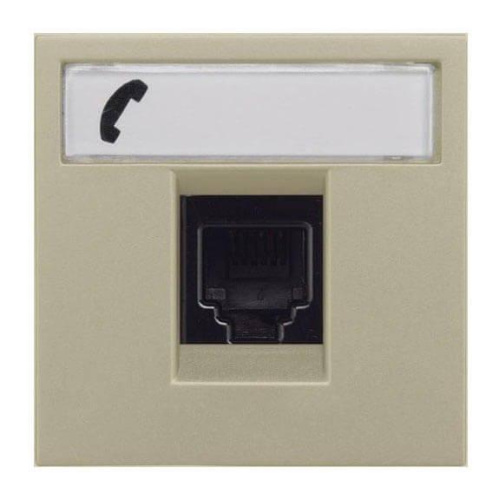 Розетка RJ12  ABB Zenit 3 кат шампань 2CLA221760N1901