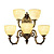 Бра Bohemia Ivele 7203B16/3+2/210 NB P1 U Rose