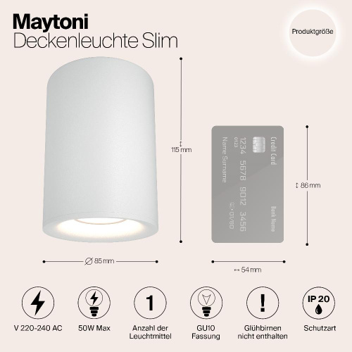 Потолочный светильник Maytoni Alfa C012CL-01W Потолочный светильник Maytoni Alfa C012CL-01W