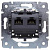 Розетка компьютерная 2хRJ45 Legrand Galea Life 6 кат UTP 775830