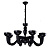Подвесная люстра Divinare Bianca-Nero 7091/04 LM-8
