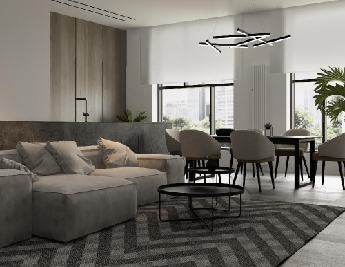 Подвесной светодиодный светильник Maytoni Line MOD016PL-L75B