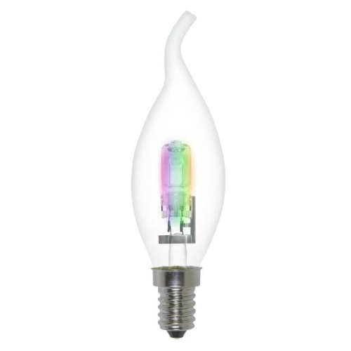Лампа галогенная (01091) Uniel E14 42W радужная HCL-42/RB/E14 flame Лампа галогенная (01091) Uniel E14 42W радужная HCL-42/RB/E14 flame