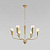 Подвесная люстра Eurosvet Rhyton 60167/6 латунь