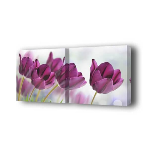 Модульная картина Ночной Париж Toplight 50x100см TL-M2008