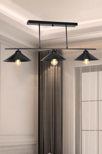 Подвесная люстра Toplight Lilian TL1611H-03BK Подвесная люстра Toplight Lilian TL1611H-03BK
