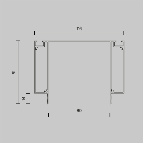 Комплектующие для светильника Technical ALM-11681-PL-B-2M Комплектующие для светильника Technical ALM-11681-PL-B-2M