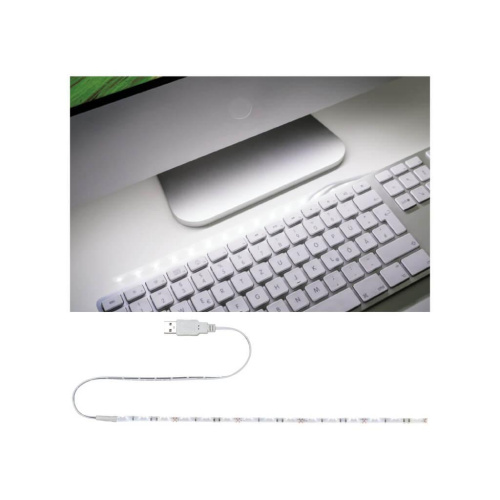 Подсветка для ноутбука с USB-портом Paulmann Stripe Daylight 70455 Подсветка для ноутбука с USB-портом Paulmann Stripe Daylight 70455